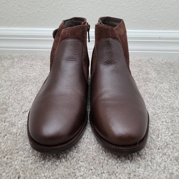 J.Jill Leather Ankle Boots Women brown Size 8 suede Fall Boho - Picture 7 of 7